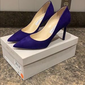 Jimmy Choo Stilettos in Violet Suede